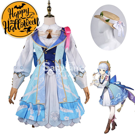 【In Stock】Game Genshin Impact Cosplay Kamisato Ayaka Costume Plus Size Costumes 1000