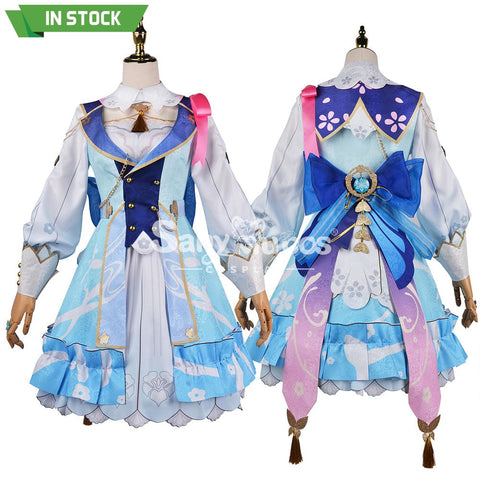 【In Stock】Game Genshin Impact Cosplay Kamisato Ayaka Costume Plus Size Costumes