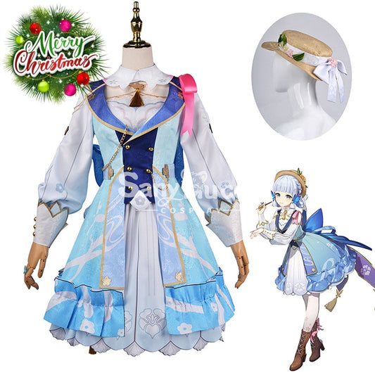 【In Stock】Game Genshin Impact Cosplay Kamisato Ayaka Costume Plus Size Costumes 1000