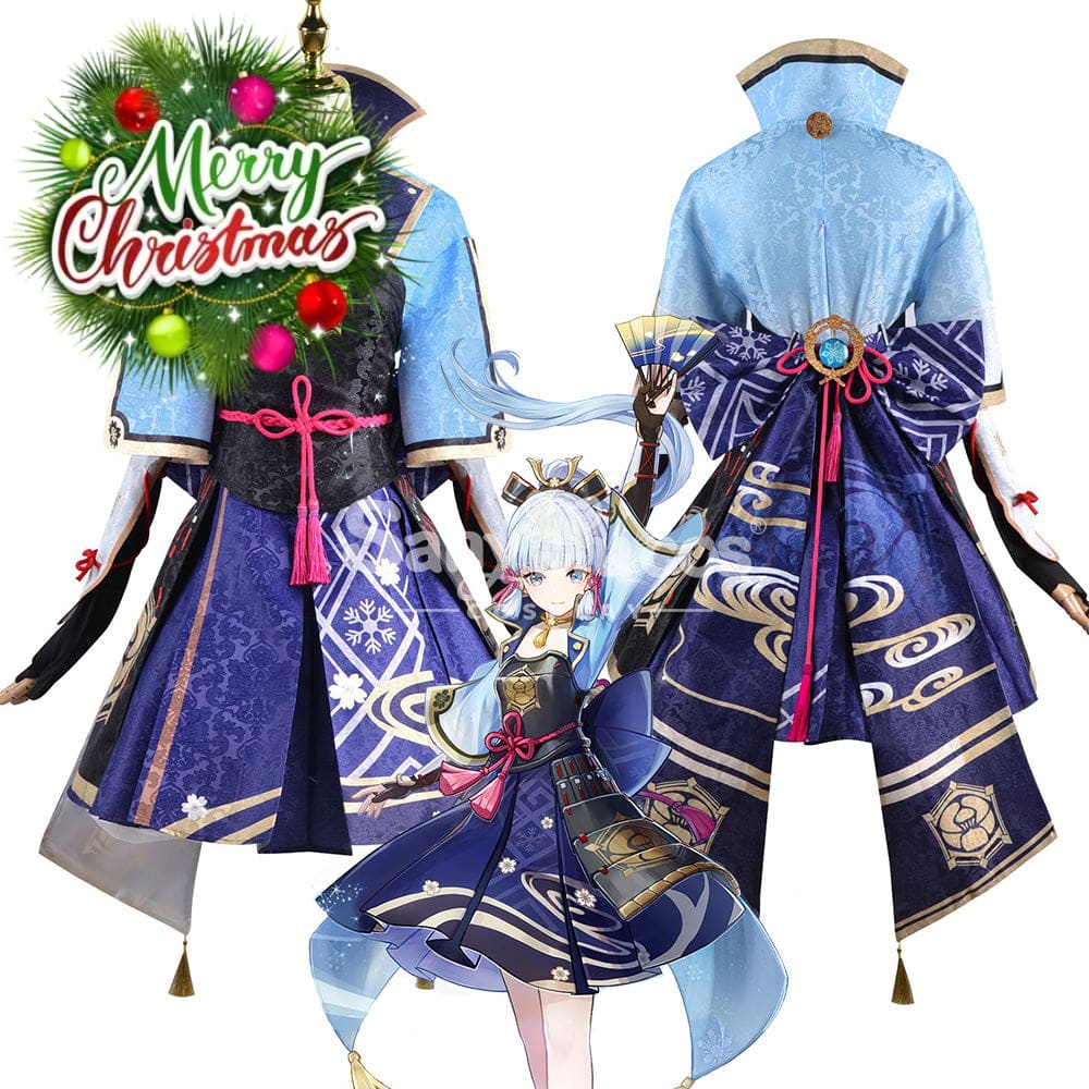 【In Stock】Game Genshin Impact Cosplay Kamisato Ayaka Costume Plus Size Costumes