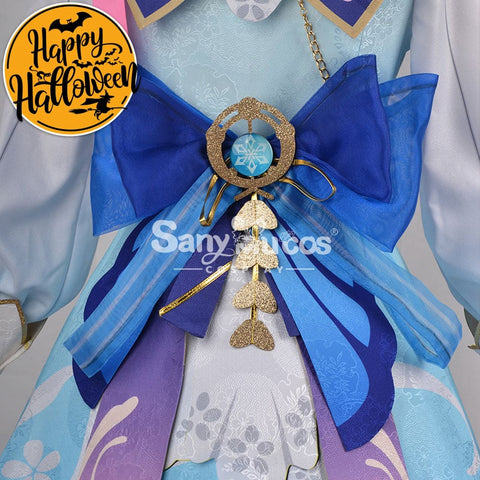 【In Stock】Game Genshin Impact Cosplay Kamisato Ayaka Costume Plus Size Costumes