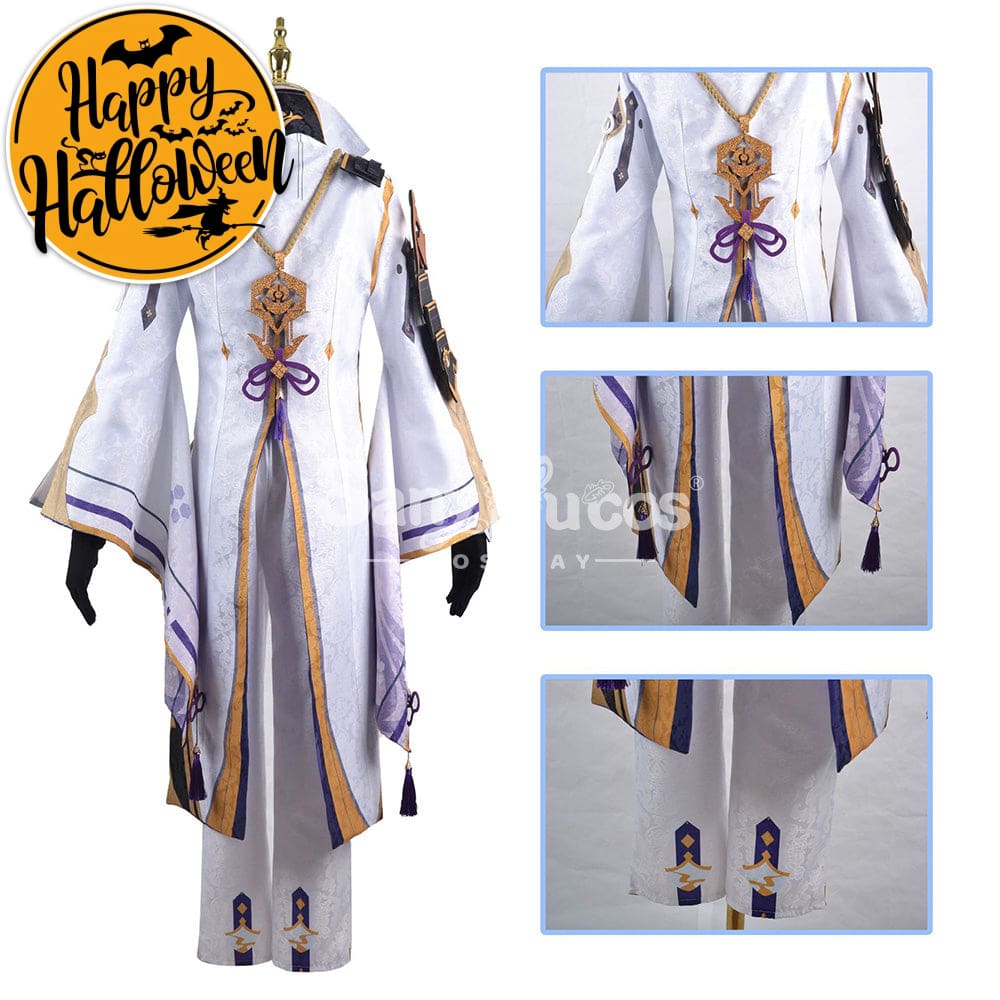 【In Stock】Game Genshin Impact Cosplay Kamisato Ayato Costume Plus Size Costumes
