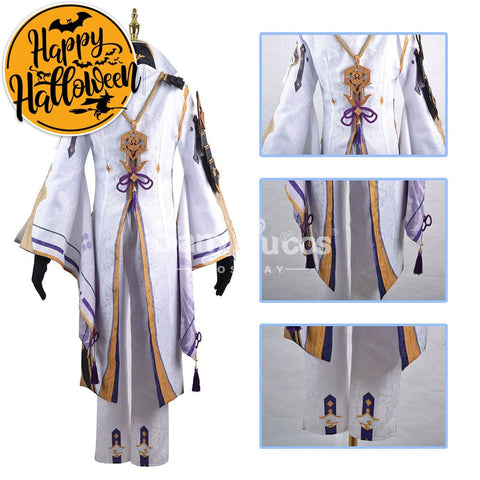 【In Stock】Game Genshin Impact Cosplay Kamisato Ayato Costume Plus Size Costumes