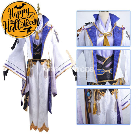 【In Stock】Game Genshin Impact Cosplay Kamisato Ayato Costume Plus Size Costumes