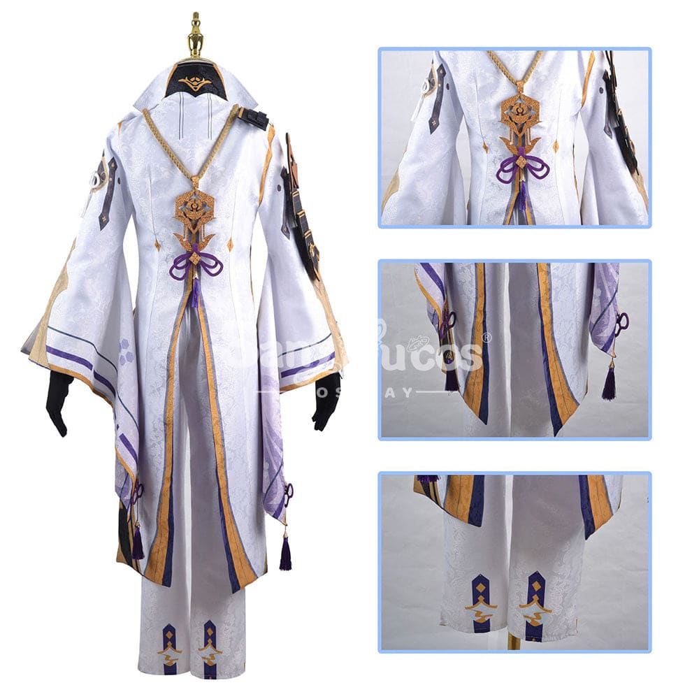 【In Stock】Game Genshin Impact Cosplay Kamisato Ayato Costume Plus Size Costumes