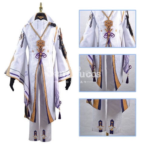 【In Stock】Game Genshin Impact Cosplay Kamisato Ayato Costume Plus Size Costumes