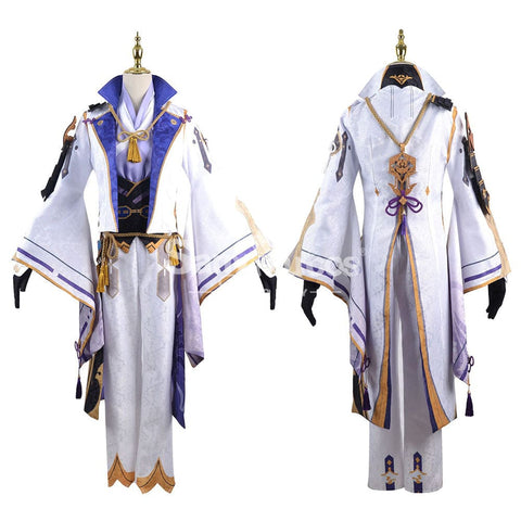 【In Stock】Game Genshin Impact Cosplay Kamisato Ayato Costume Plus Size Costumes
