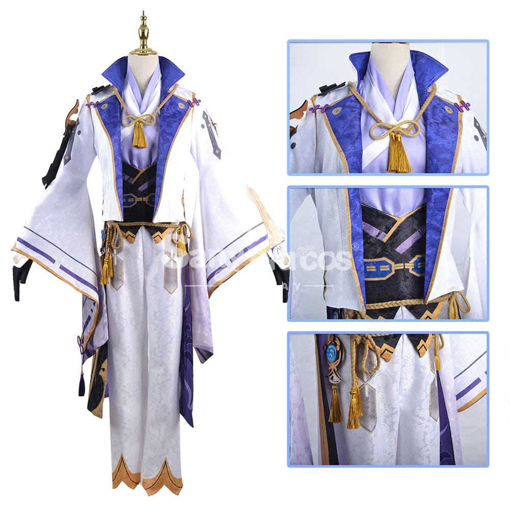 【In Stock】Game Genshin Impact Cosplay Kamisato Ayato Costume Plus Size Costumes