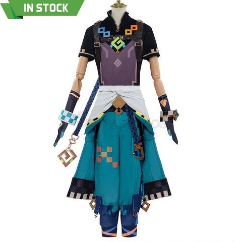 【In Stock】Game Genshin Impact Cosplay Kinich Costume Costumes