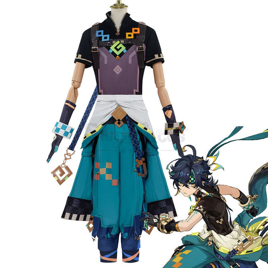 【In Stock】Game Genshin Impact Cosplay Kinich Costume Costumes 1000