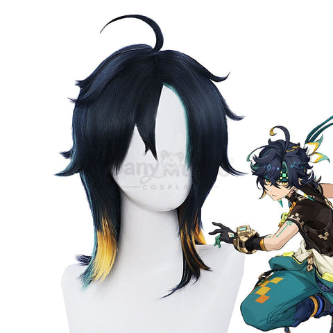 【In Stock】Game Genshin Impact Cosplay Kinich Wig Wigs