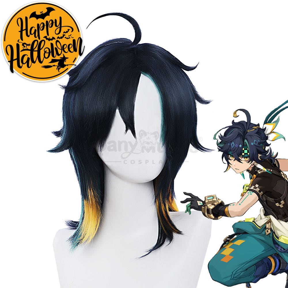 【In Stock】Game Genshin Impact Cosplay Kinich Wig Wigs