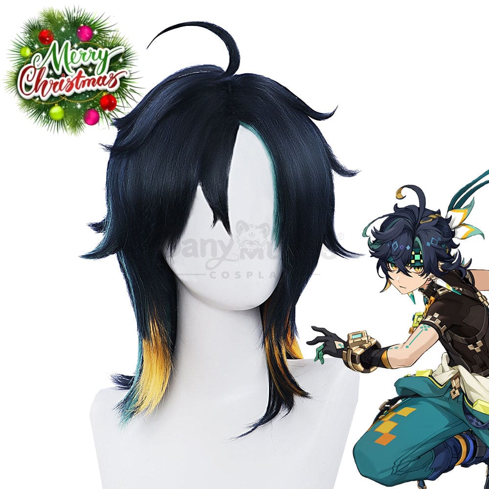 【In Stock】Game Genshin Impact Cosplay Kinich Wig Wigs