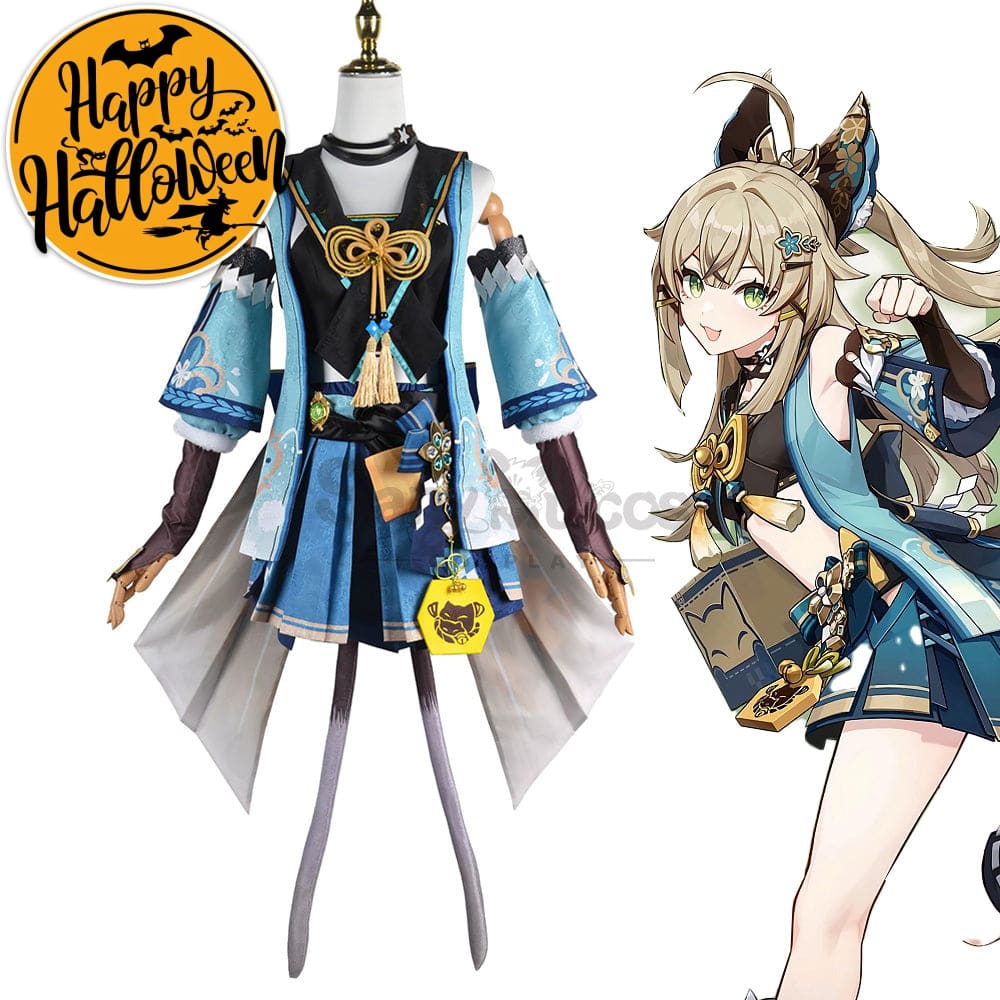 【In Stock】Game Genshin Impact Cosplay Kirara Costume Economic Version Costumes