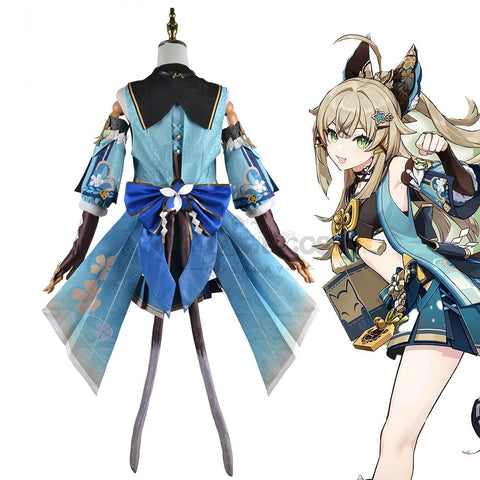 【In Stock】Game Genshin Impact Cosplay Kirara Costume Economic Version Costumes