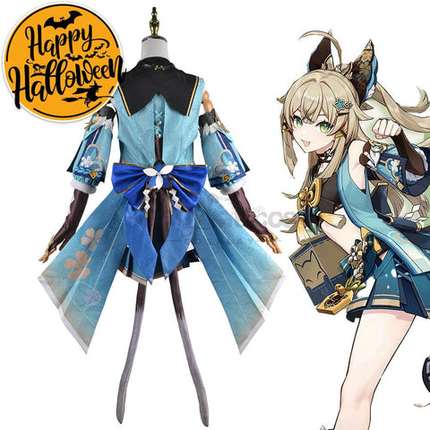 【In Stock】Game Genshin Impact Cosplay Kirara Costume Economic Version Costumes