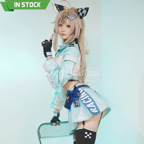 Game Genshin Impact Cosplay Kirara Racing Costume Costumes