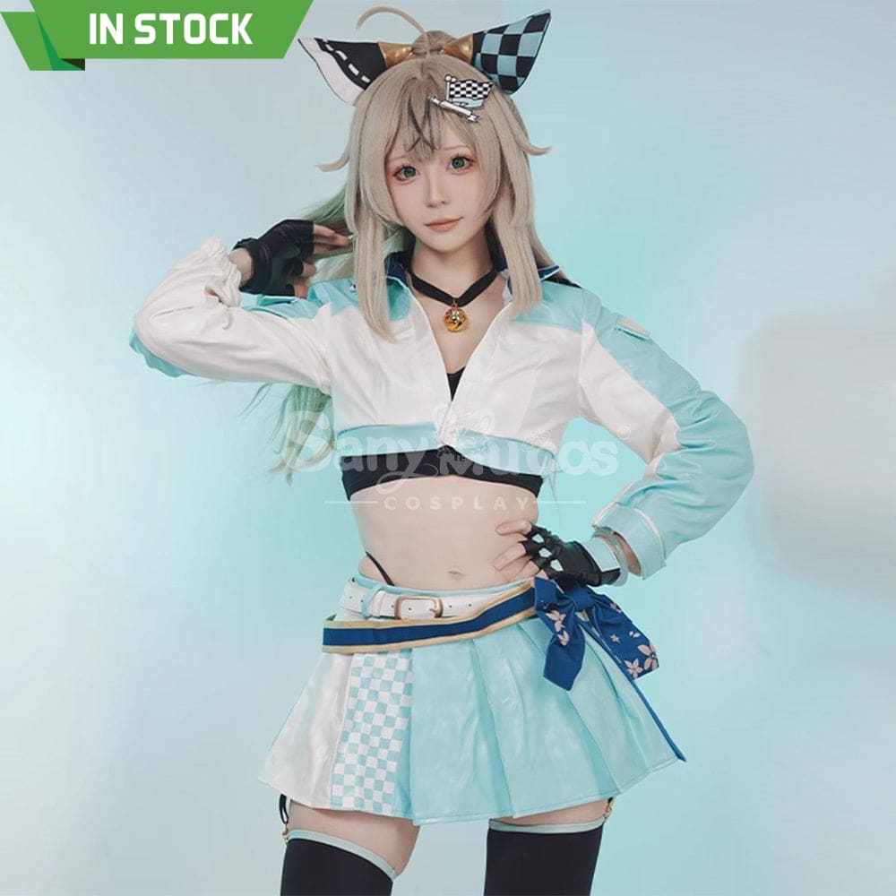 Game Genshin Impact Cosplay Kirara Racing Costume Costumes