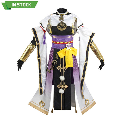 【In Stock】Game Genshin Impact Cosplay Kujo Sara Costume Costumes