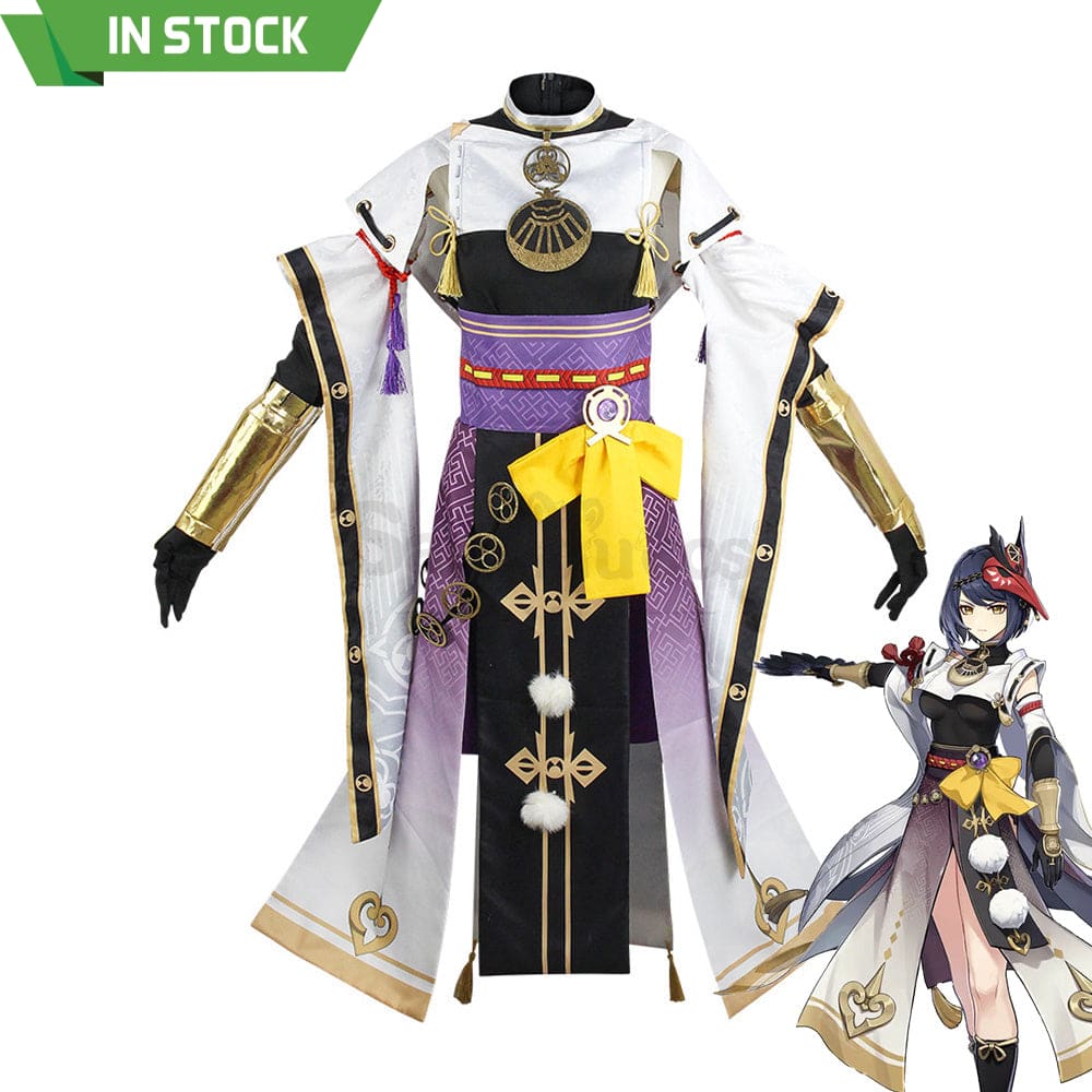 【In Stock】Game Genshin Impact Cosplay Kujo Sara Costume Costumes