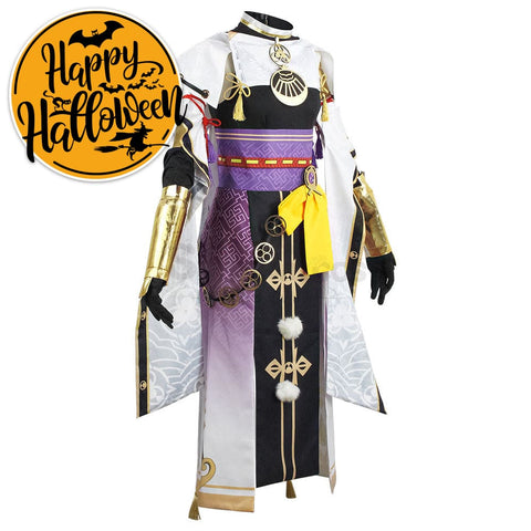 【In Stock】Game Genshin Impact Cosplay Kujo Sara Costume Costumes