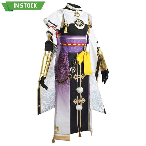 【In Stock】Game Genshin Impact Cosplay Kujo Sara Costume Costumes