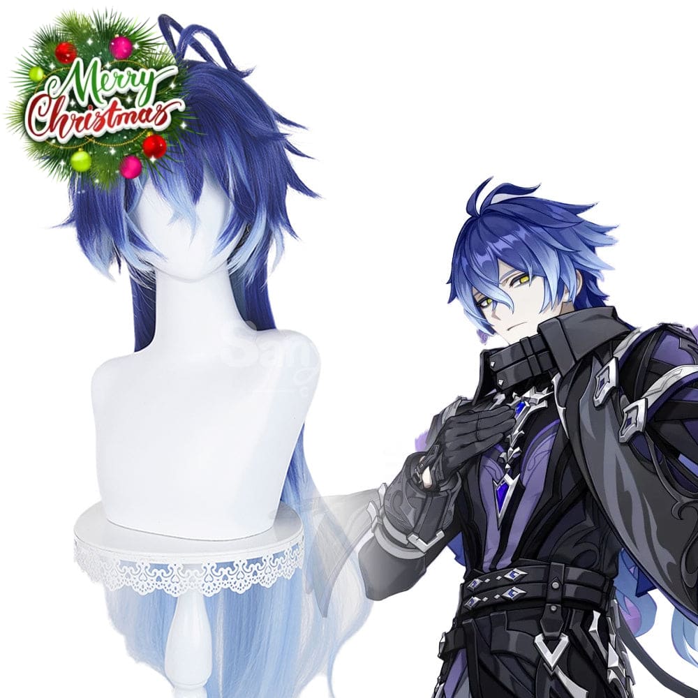 【In Stock】Game Genshin Impact Cosplay Kyryll Chudomirovich Flins Cosplay Wig Cosplay Wigs
