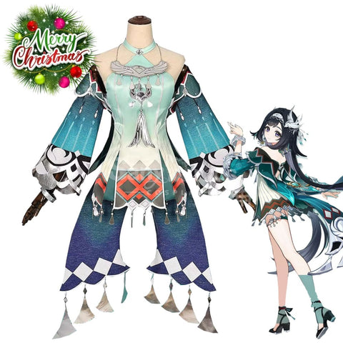 【In Stock】Game Genshin Impact Cosplay Lan Yan Cosplay Costume Cosplay Costumes