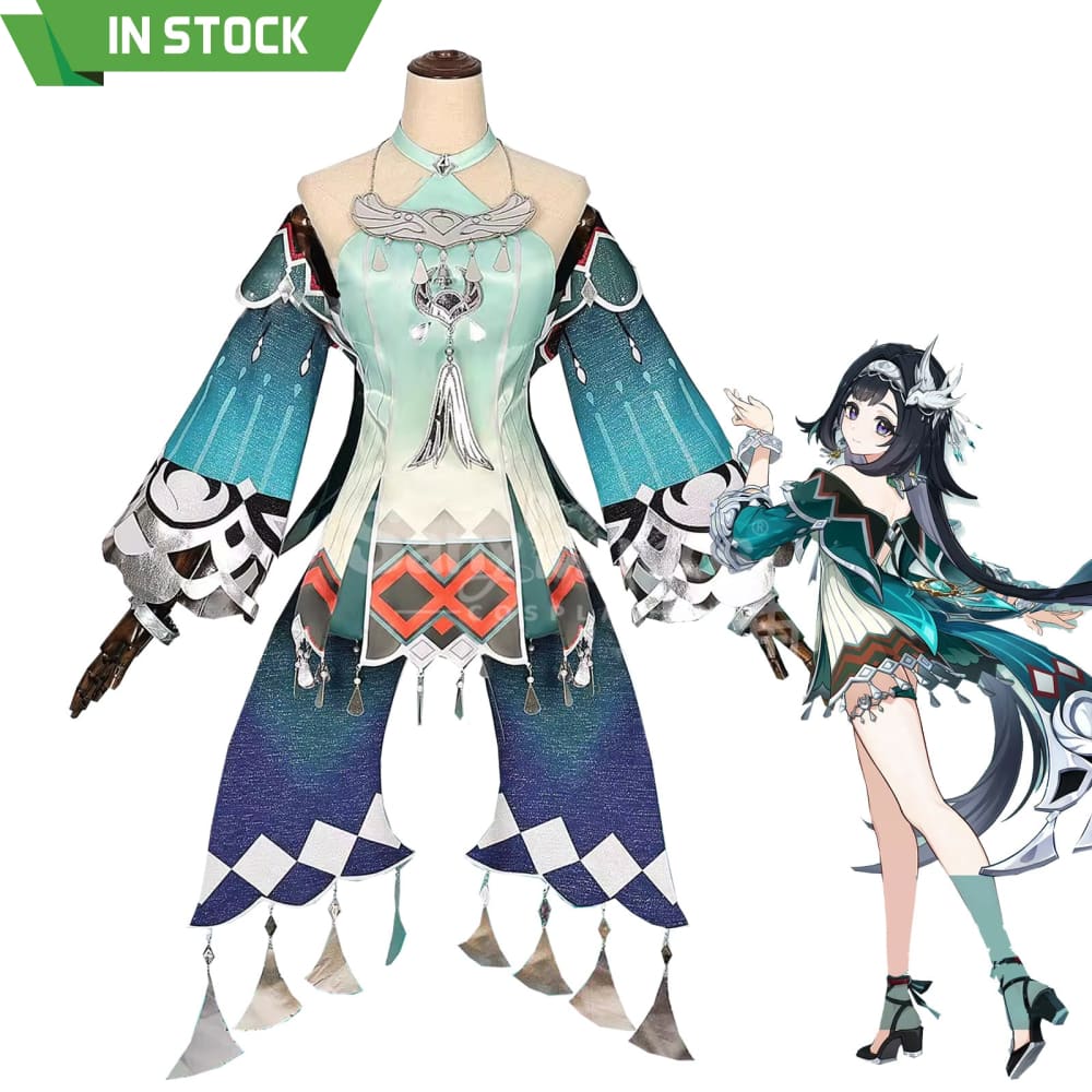 【In Stock】Game Genshin Impact Cosplay Lan Yan Cosplay Costume Cosplay Costumes