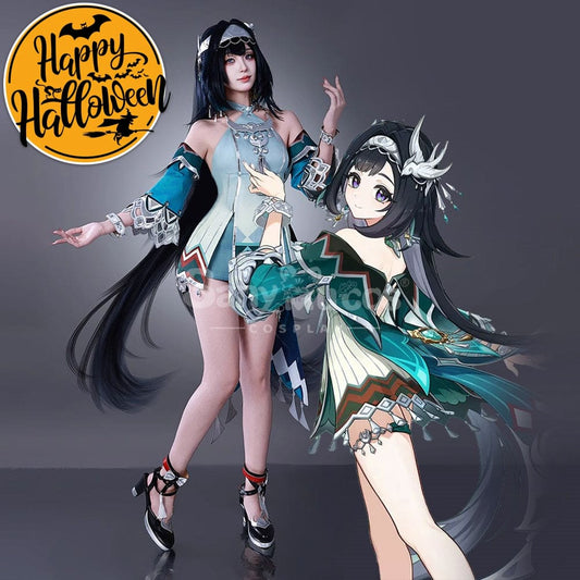 【In Stock】Game Genshin Impact Cosplay Lan Yan Cosplay Costume Premium Edition Cosplay Costumes 1000