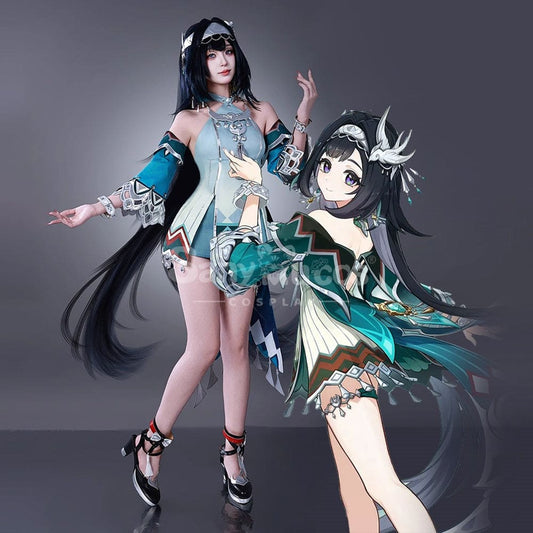 【In Stock】Game Genshin Impact Cosplay Lan Yan Cosplay Costume Premium Edition Cosplay Costumes 1000