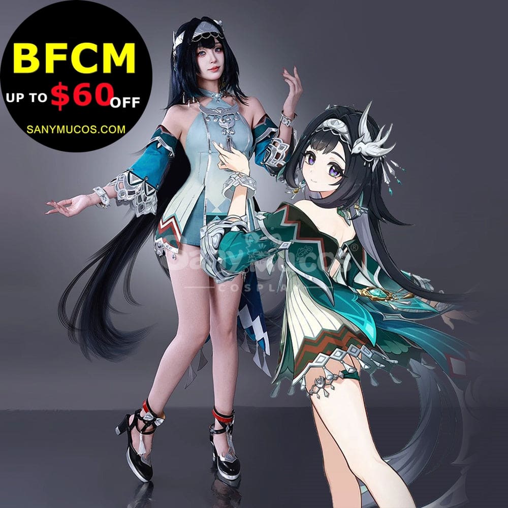 【In Stock】Game Genshin Impact Cosplay Lan Yan Cosplay Costume Premium Edition Cosplay Costumes