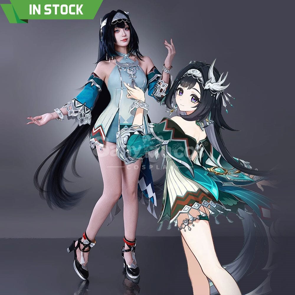 【In Stock】Game Genshin Impact Cosplay Lan Yan Cosplay Costume Premium Edition Cosplay Costumes