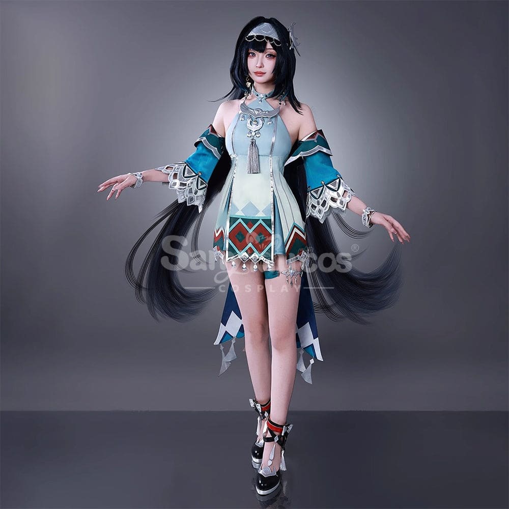 【In Stock】Game Genshin Impact Cosplay Lan Yan Cosplay Costume Premium Edition Cosplay Costumes