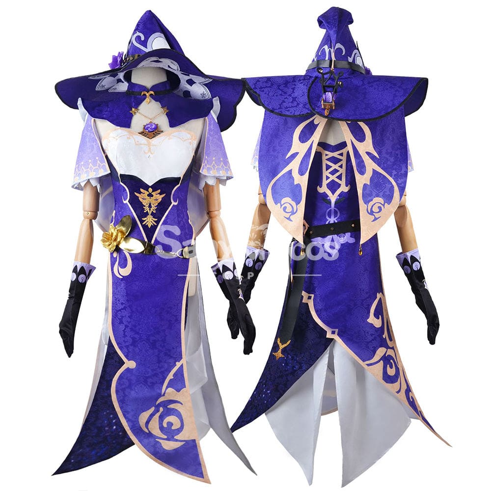 【In Stock】Game Genshin Impact Cosplay Lisa Costume Plus Size Costumes