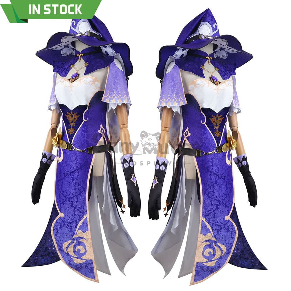 【In Stock】Game Genshin Impact Cosplay Lisa Costume Plus Size Costumes