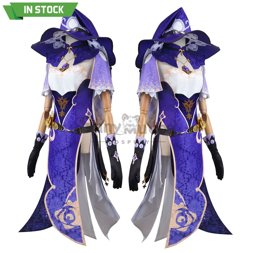 【In Stock】Game Genshin Impact Cosplay Lisa Costume Plus Size Costumes