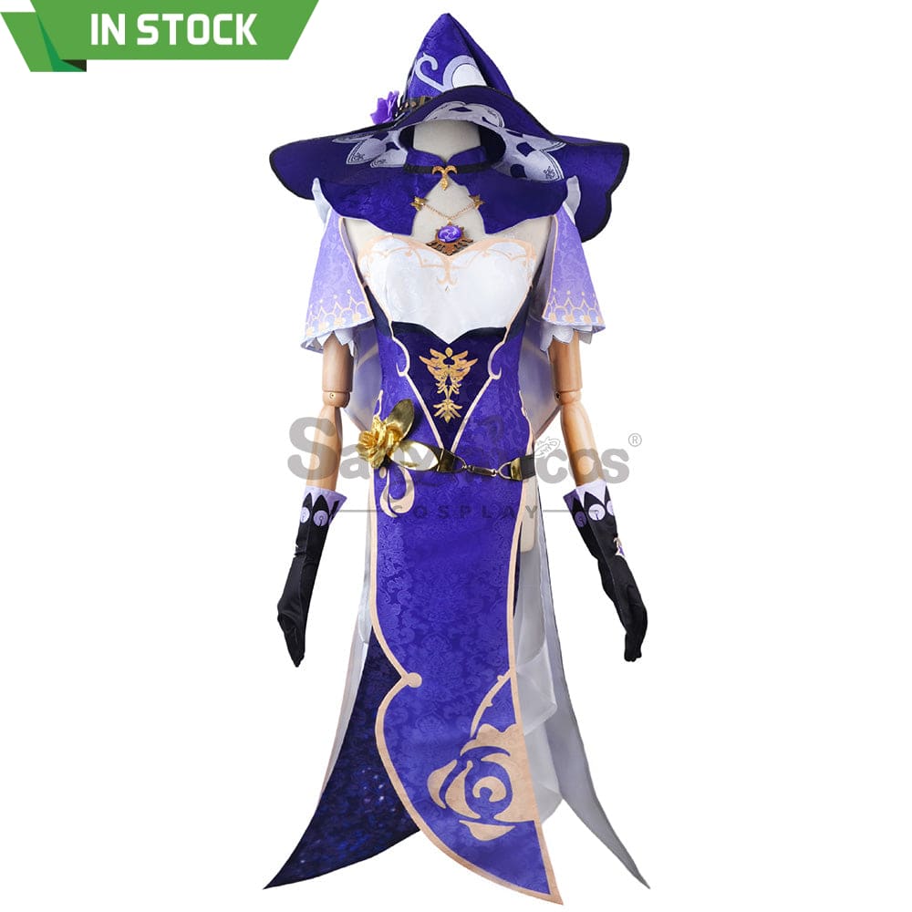 【In Stock】Game Genshin Impact Cosplay Lisa Costume Plus Size Costumes