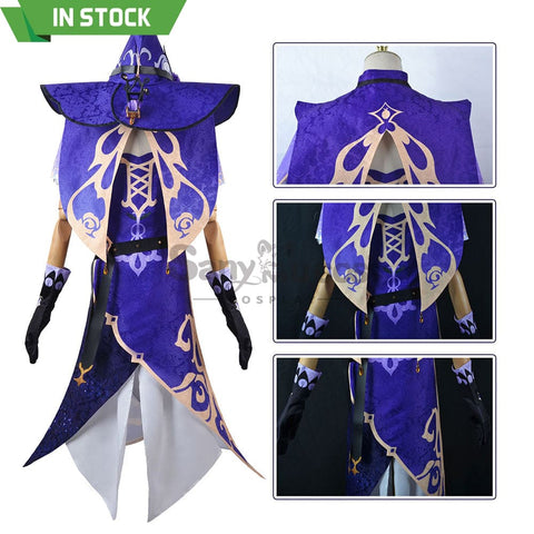 【In Stock】Game Genshin Impact Cosplay Lisa Costume Plus Size Costumes