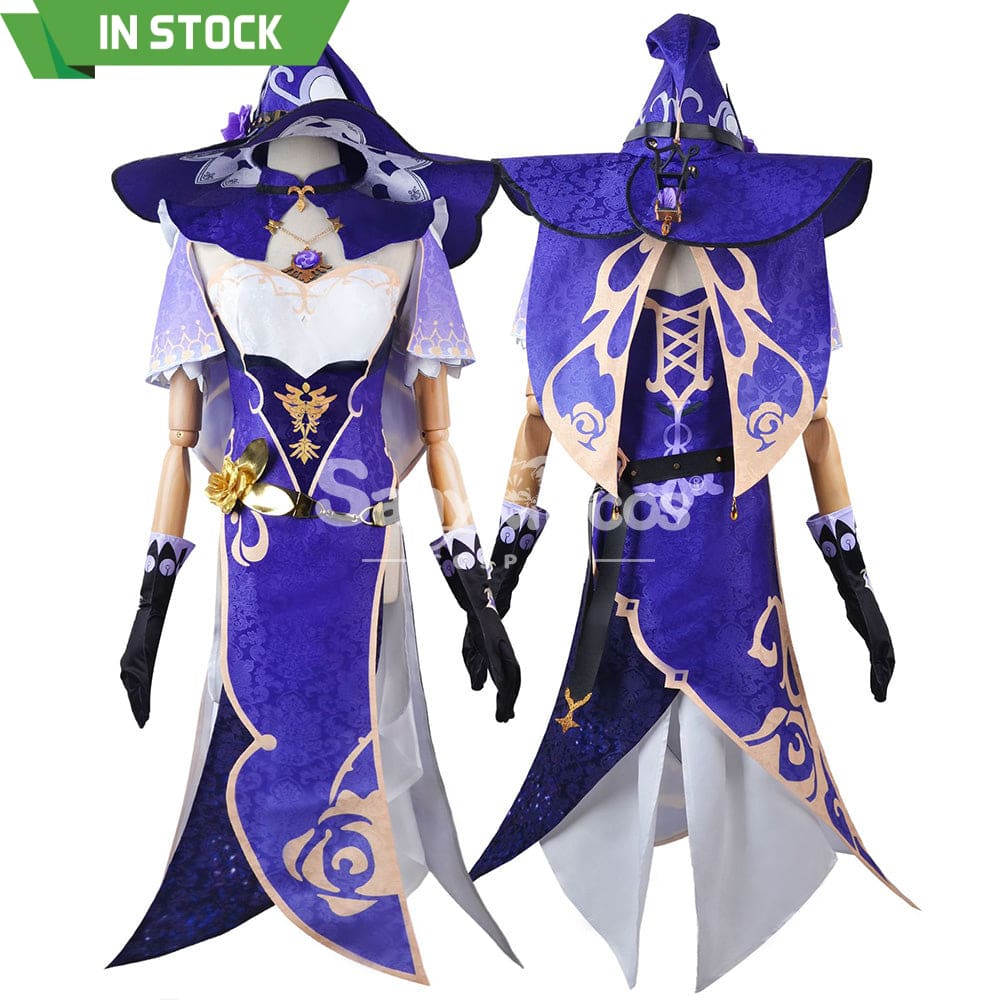 【In Stock】Game Genshin Impact Cosplay Lisa Costume Plus Size Costumes