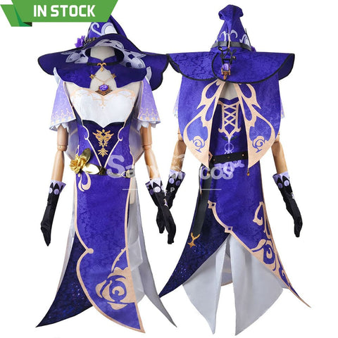 【In Stock】Game Genshin Impact Cosplay Lisa Costume Plus Size Costumes