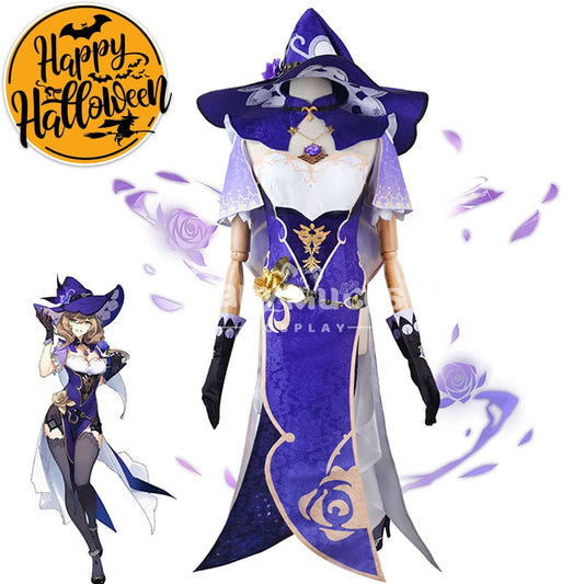 【In Stock】Game Genshin Impact Cosplay Lisa Costume Plus Size Costumes 1000
