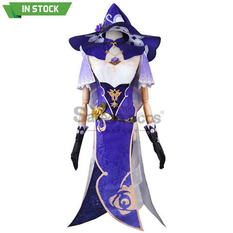 【In Stock】Game Genshin Impact Cosplay Lisa Costume Plus Size Costumes