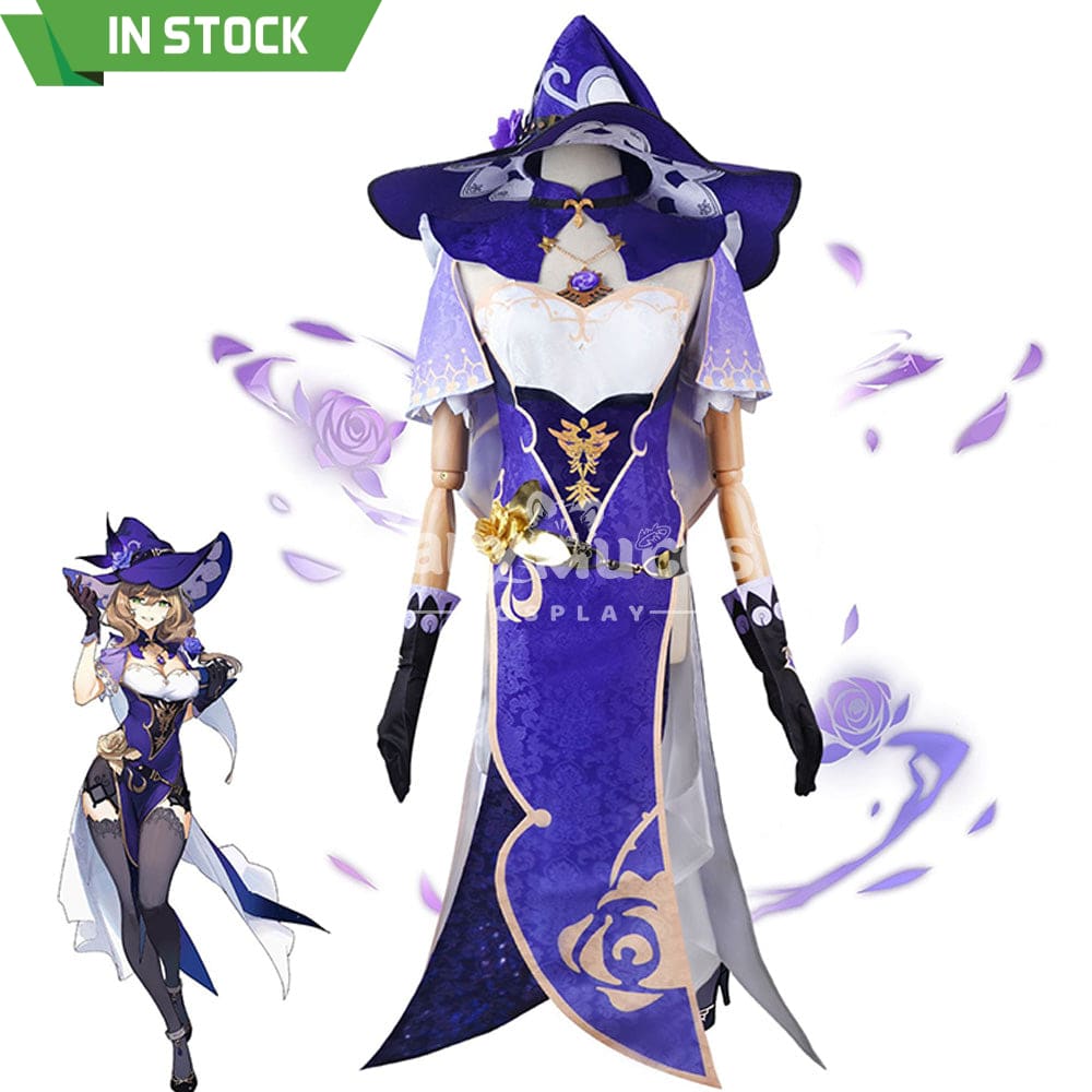 【In Stock】Game Genshin Impact Cosplay Lisa Costume Plus Size Costumes