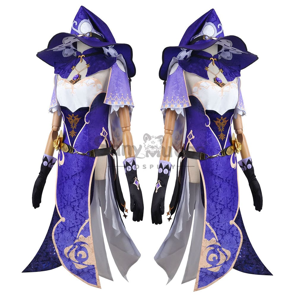 【In Stock】Game Genshin Impact Cosplay Lisa Costume Plus Size Costumes