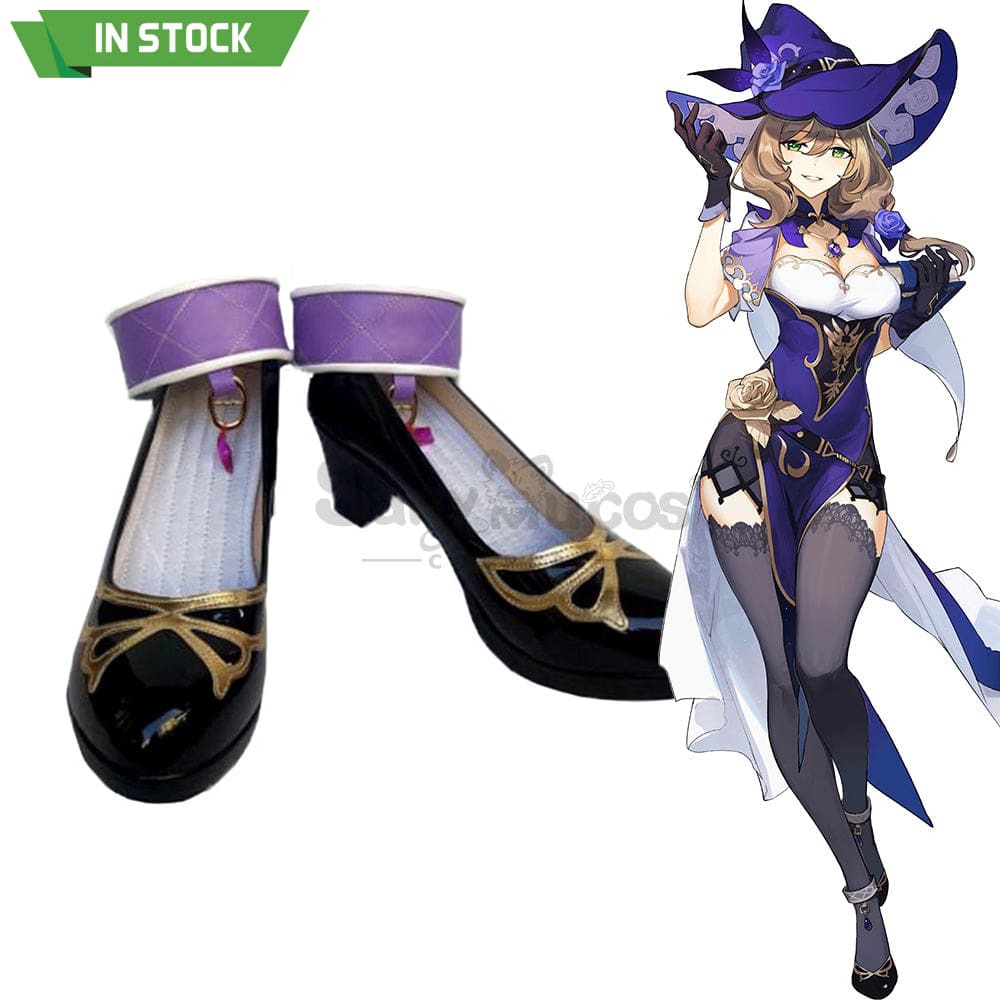 【In Stock】Game Genshin Impact Cosplay Lisa Shoes Boots