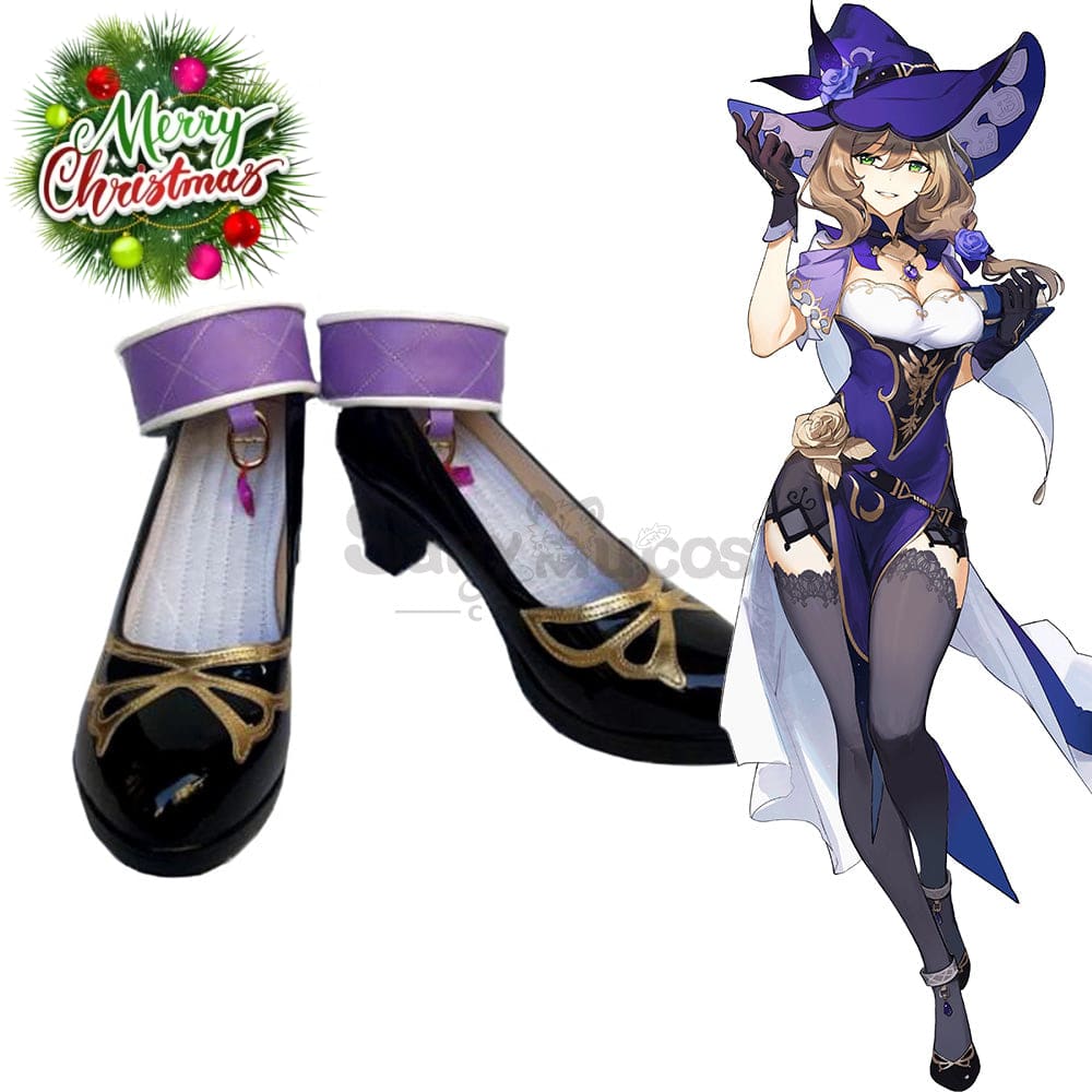 【In Stock】Game Genshin Impact Cosplay Lisa Shoes Boots
