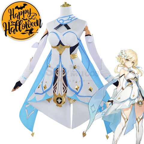 【In Stock】Game Genshin Impact Cosplay Lumine Costume Plus Size Costumes