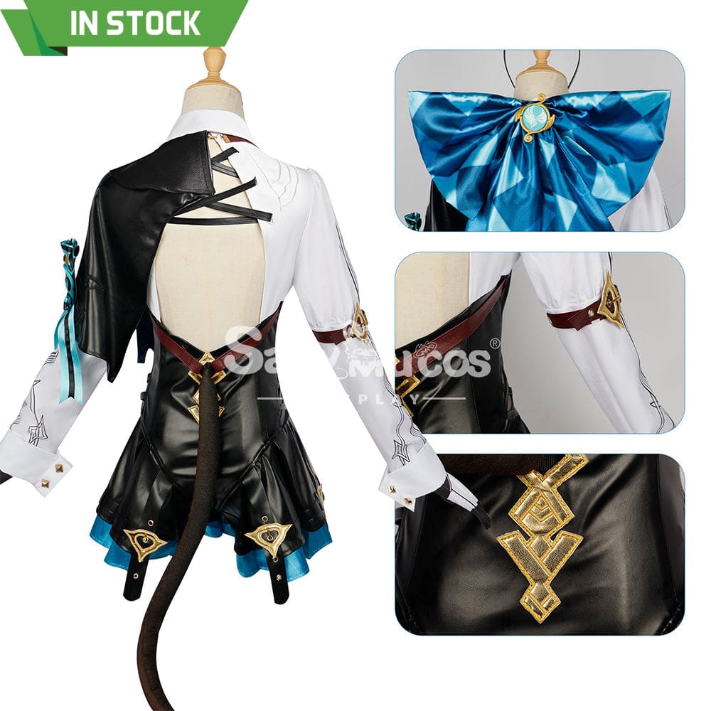 【In Stock】Game Genshin Impact Cosplay Lynette Costume Plus Size Costumes