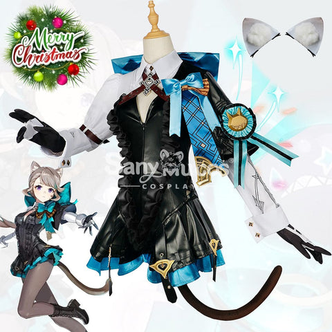 【In Stock】Game Genshin Impact Cosplay Lynette Costume Plus Size Costumes